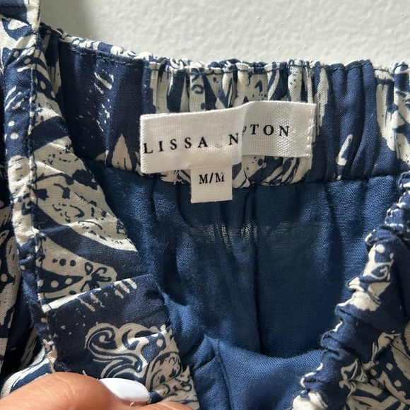 MELISSA NEPTON Demi Maxi Dress In Navy - Picture 3 of 5